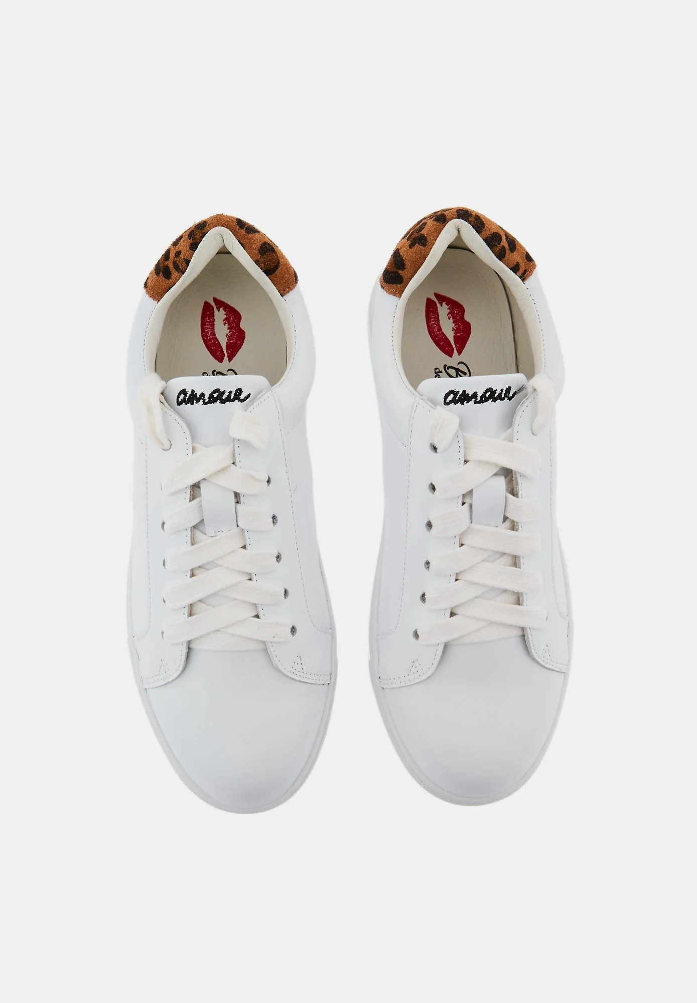 Baskets en cuir-Simone Petit Amour-Leopard - Image 2